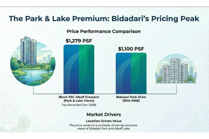 Bidadari resale 2026 psf comparison 115C Alkaff Crescent vs Bidadari Park Drive